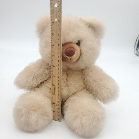 Vintage 1985 Prestige Toy Tan‎ Teddy Bear Stuffed Animal Brown Plush 10" Beige - Picture 6 of 6